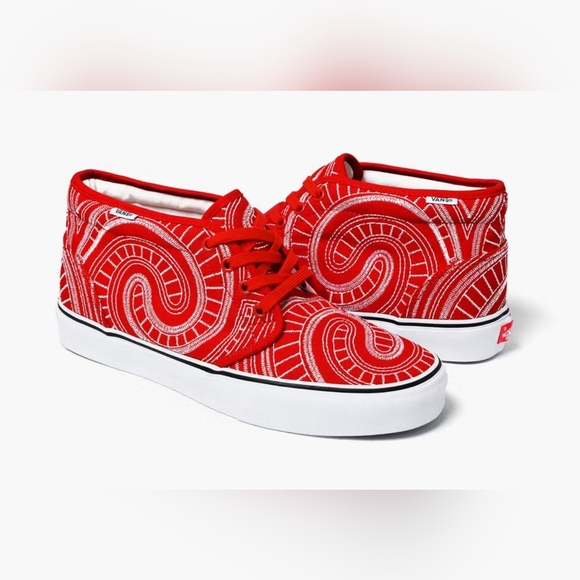 Supreme/Vans Uptown Chukka 赤29.0cm シュプリーム/バンズ アップタウン チャッカ US11 2014SS Supreme X Vans Uptown Chukka Boot *SS14*